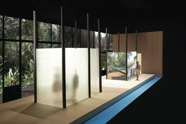 A maquette of Jain's installation for <em>Where Architects Live</em>.