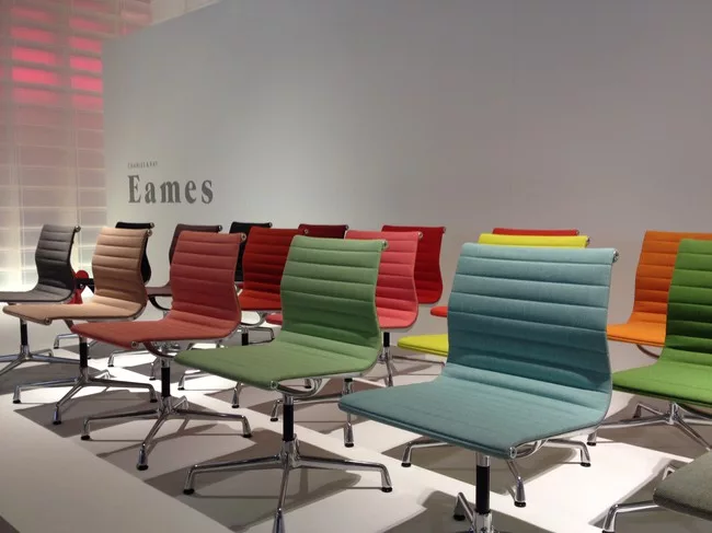 Vitra’s new colors for the Aluminum Chair by Charles &amp; Ray Eames.