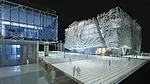 A model of the Italian Pavilion planned for Expo Milano 2015.