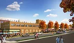 Hickok Cole Architects designed 345 residential units atop a   125,000-square-foot Walmart in the Fort Totten neighborhood of   Washington, D.C.