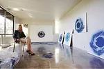 Kim Gordon's site-specific installation, <em>Coming Soon</em>, is on view at Rudolf Schindler’s Fitzpatrick-Leland House in Los Angeles.