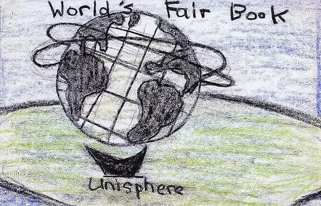 Architect Alexander Gorlin's drawings of the 1964-65 World's Fair showed early promise. Here, the Unisphere, a 12-story high, stainless steel globe in Queens, New York's Flushing Meadows-Corona Park.