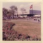 The Spanish Pavilion, designed by Madrid architect Javier Carvajal with the help of New Yorkers Kelly &amp; Gruzen.