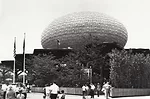 The IBM Pavilion, designed by Charles Eames and Eero Saarinen Associates.