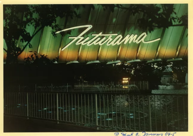 General Motors' Futurama exhibit envisioned a city 10,000 feet under the ocean, reached by atomic submarines.