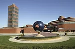 Both the Research Tower (1950) and the company’s Wright-designed Administration Building (1939) are now on the National Register of Historic Places.