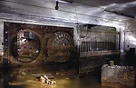 Gates is turning the former Stony Island Bank (basement shown here) into an archive and cultural center.