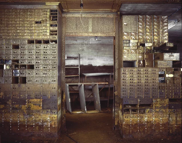 Gates is turning the former Stony Island Bank (vault shown here) into an archive and cultural center.