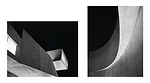 <em>MAXXI Diptychon</em> (Architecture by Zaha Hadid)<br />2009<br />Digital b/w silver gelatin print<br />W 127 x H 100 cm / W 100 x H 127 cm<br />