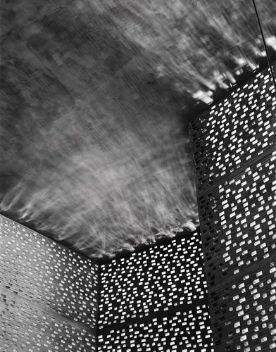 <em>'Kolumba 01'</em> (Architecture by Peter Zumthor)<br />2007 <br />Digital b/w silver gelatin print <br />47.2 x 60.2 inches