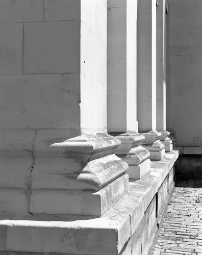 <em>St Alfege in Greenwich 02</em> (Architecture by Nicholas Hawksmoor)<br />2012 <br />Hand printed b/w silver gelatin <br />W 50.8 x H 61 cm<br />