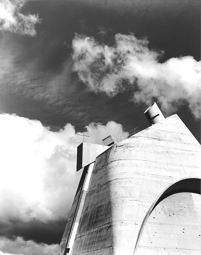 <em>Firminy - A</em> (Architecture by Le Corbusier)<br />2007<br />Hand printed b/w silver gelatin<br />W 50.8 x H 61 cm