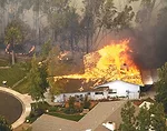 <p class='Standard'>Almost 3,000 homes were lost in the 2003 Cedar Fire in San Diego, California, leading to improved access to fire insurance; landscaping regulations; and better warning, communicati