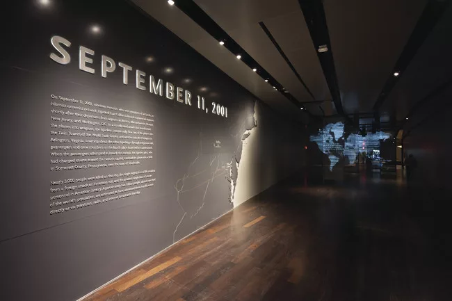 Exhibit at start of the ramp down. <br />