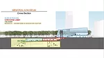 Cross section of Memorial and Museum.