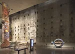 Slurry wall and “Last Column” on the exhibition level.