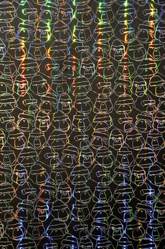 For Flavor Paper, David Weeks has designed Gorillion, a wall covering based on hand sketches Weeks made of one of his wooden toys.