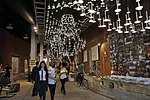 OLED company Blackbody showcased the technology in a stunning light installation at WantedDesign.