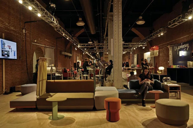 New compact modular seating from Moroso at WantedDesign.<div id='_mcePaste'>﻿﻿