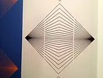 Wallpaper from British husband-and-wife team Quirk & Rescue. The Wundt collection at ICFF is inspired by German psychologist Wilhelm Wundt’s studies of optical illusions in the 1800s.