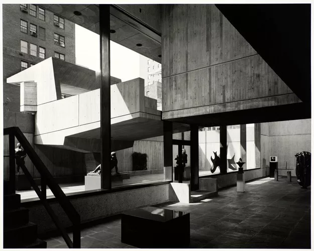 Ezra Stoller <br /><em>Whitney Museum Interior</em>, 1966 <br />gelatin silver print <br />