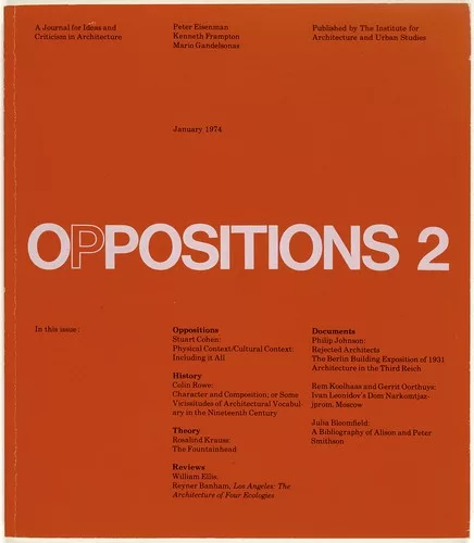 Massimo and Lella Vignelli, <em>OPPOSITIONS 2</em>, 1974.