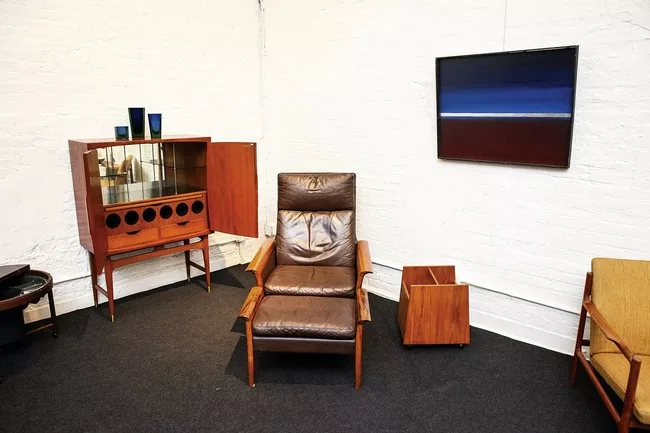 Installation view of the exhibition, <em>Norwegian Icons</em>, in Manhattan.