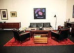 Installation view of the exhibition, <em>Norwegian Icons</em>, in Manhattan.