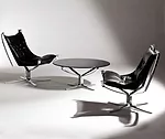 Sigurd Resell, Falcon Table and Chairs, 1971
