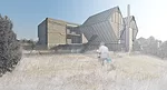 The new house has a central void. When oversized cedar shutters are open, the old house has ocean views.<br /><div id='_mcePaste'>﻿﻿