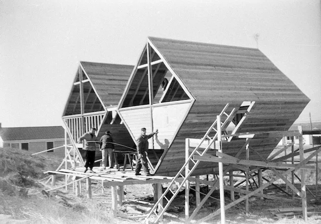 Pearlroth House construction, 1959<div id='_mcePaste'>