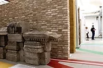 The Wall gallery begins with a 17th-century stone wall and ends with a kinetic wall by Barkow Leibenger.
