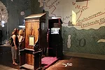 DAAR's <em>Italian Ghosts</em> installation satirizes Former Prime Minister Silvio Berlusconi's confession of Italy's colonial crimes in Libya, widely viewed as a cynical play for oil and gas contract