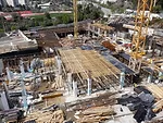 The campus under construction in March 2014.