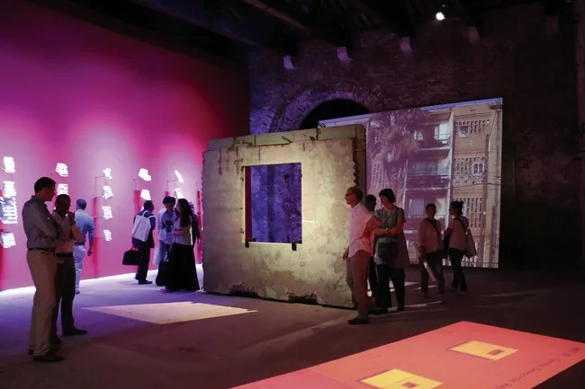 Silver Lion Winner: The Chilean pavilion's exhbition, <em>Monolith Controversies</em>, organized by Cristóbal Molina.<div id='_mcePaste'><div id='_mcePaste'><em></