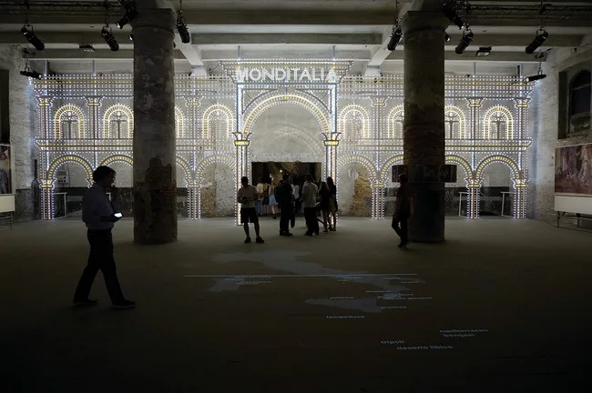 The second main exhibition in this year’s Biennale is a “scan” of Italian cultural, political, and economic life in a sprawling series of works. The show, titled <em>Monditalia</em>,