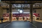 One part of the wide-ranging <em>Monditalia</em> exhibition, the Radical Pedagogy wall, an installation by Beatriz Colomina with a group of students from the Princeton University’s School of Arc