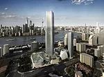 A rendering of SOM's White Magnolia Plaza.