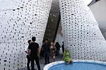 The Living's installation, <em>Hy-Fi</em>, in the courtyard at MoMA/P.S.1 in Queens, New York.<div id='_mcePaste'>﻿﻿