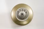 Henry Dreyfuss. Honeywell Round Thermostat, 1953. Plastic and painted aluminum housing, 3 in. diameter.