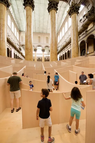 First Look: BIG's BIG Maze at the National Building Museum