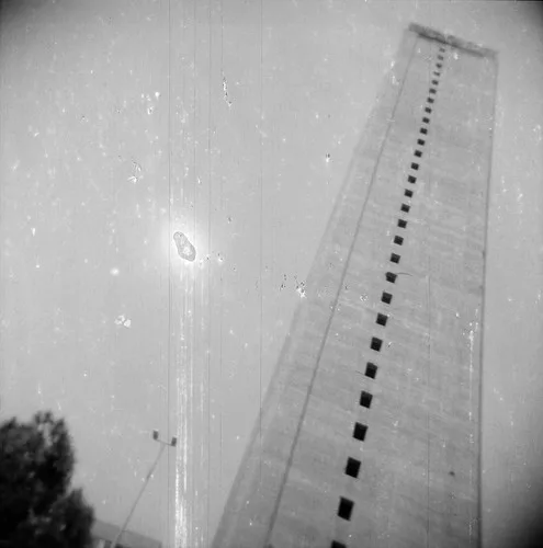 Ziad Antar, Murr Tower, Wadi Abu Jmil, Built In 1973, from the <em>Expired</em> series (2009).