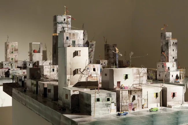 Wafa Hourani, <em>Qalandia 2087 (</em>2009). Installation view: Haus der Kunst, Munich