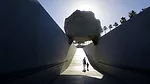 <em>Levitated Mass</em> at LACMA.