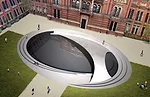 Rendering of Zaha Hadid's <em>Crest</em> pavilion at the Victoria & Albert Museum.<div id='_mcePaste'>﻿﻿