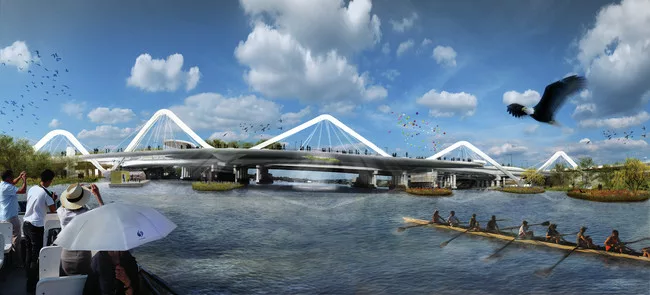 Balmori Associates' and Cooper, Robertson & Partners' proposal.