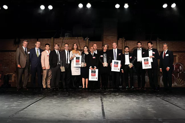 Acknowledgment prizes were awarded to four design teams including Kennedy & Violich Architecture; NADAAA; Peter Arnold and Hadley Arnold of Arid Lands Institute at Woodbury University; and Etienne Feh