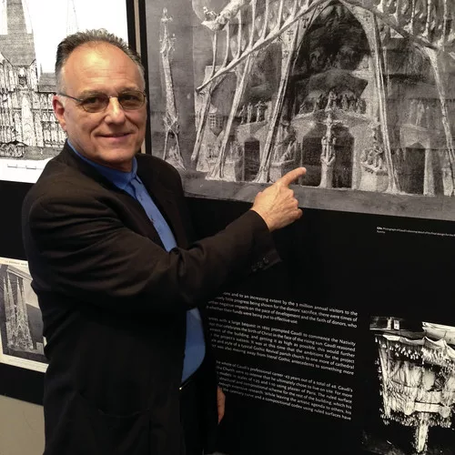 George Ranalli, dean of the Spitzer School of Architecture, worked tirelessly to bring a show on the Sagrada to the Rafael Viñoly-designed exhibition space in his school’s Upper Manhattan b