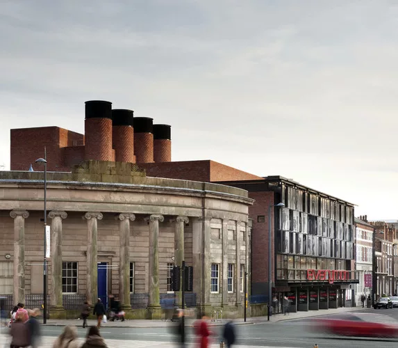 The Royal Institute of British Architects has awarded this year's  Stirling Prize for best building to the Everyman Theatre in Liverpool.  Haworth Tompkins Architects recently rebuilt and greatly expa