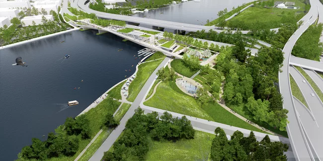 11th Street Bridge Park<br /> Washington, D.C.<br /> OMA + OLIN<div id='_mcePaste'>